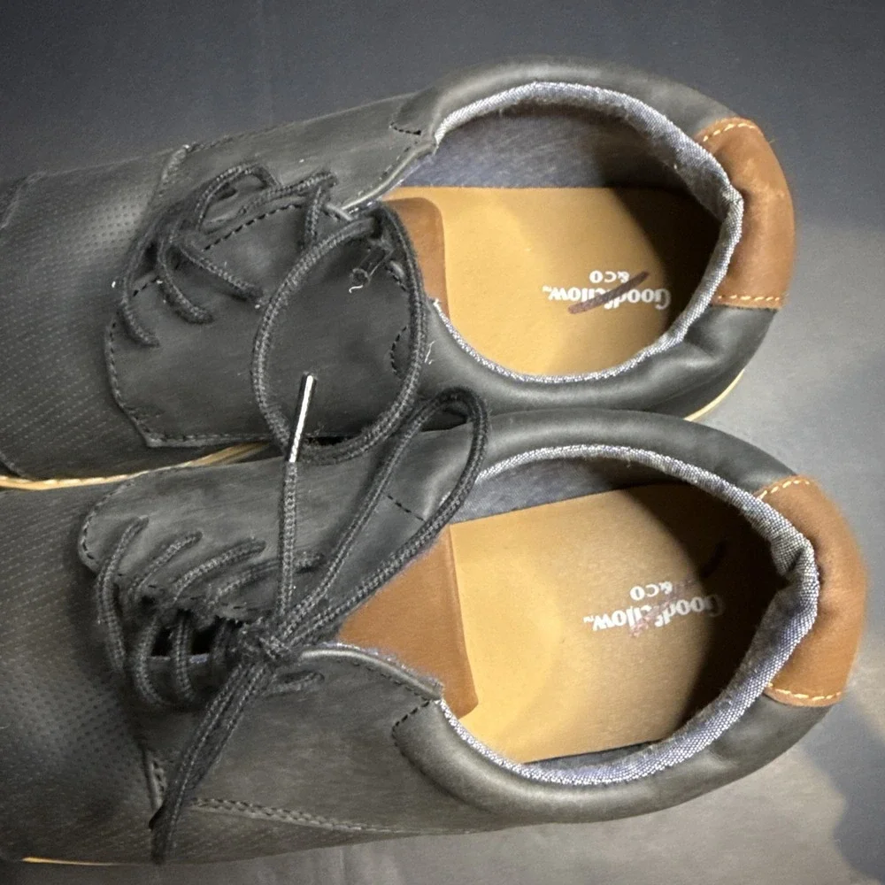 Goodfellow & Co. Black Casual Jarmarcus Lace Up Loafer Shoes Sz 11